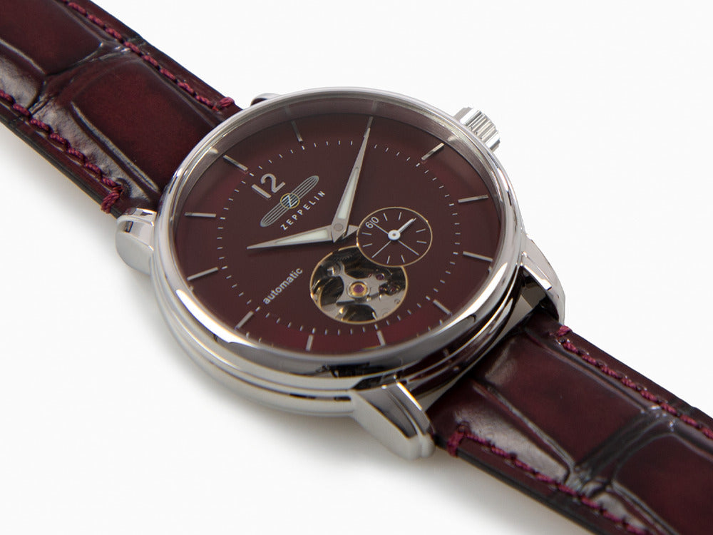 Montre Automatique Zeppelin LZ 120 Bodensee, Rouge, 40cm, 8166-5