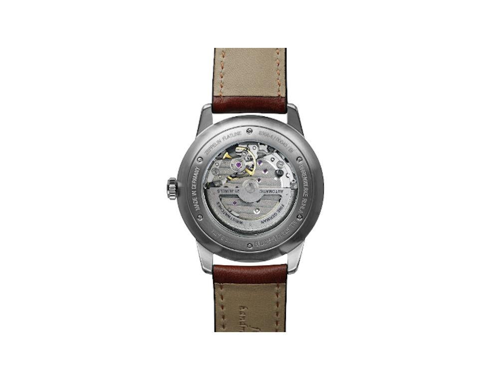 Montre Automatique Zeppelin Flatline, Vert, 40 mm, 8364-4