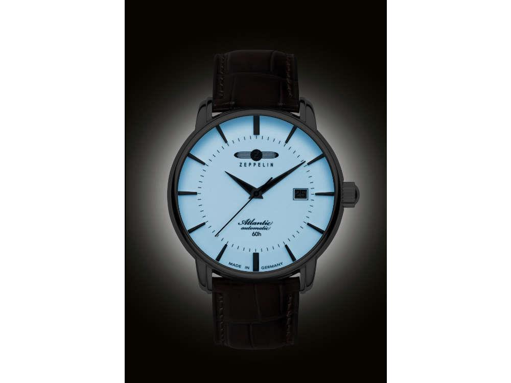 Montre Automatique Zeppelin Atlantic, Beige, 40 mm, Jour,  8460-5