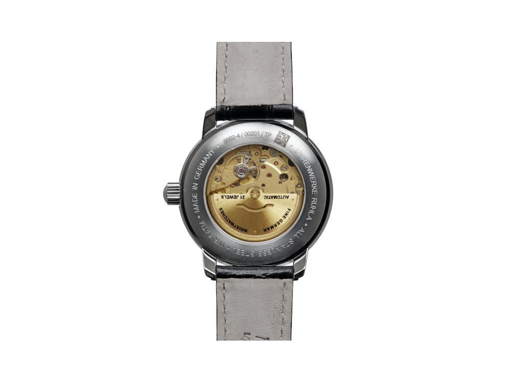 Montre Automatique Zeppelin Friedrichshafen, Argent/Blanc, 40 mm, Jour, 8562-4