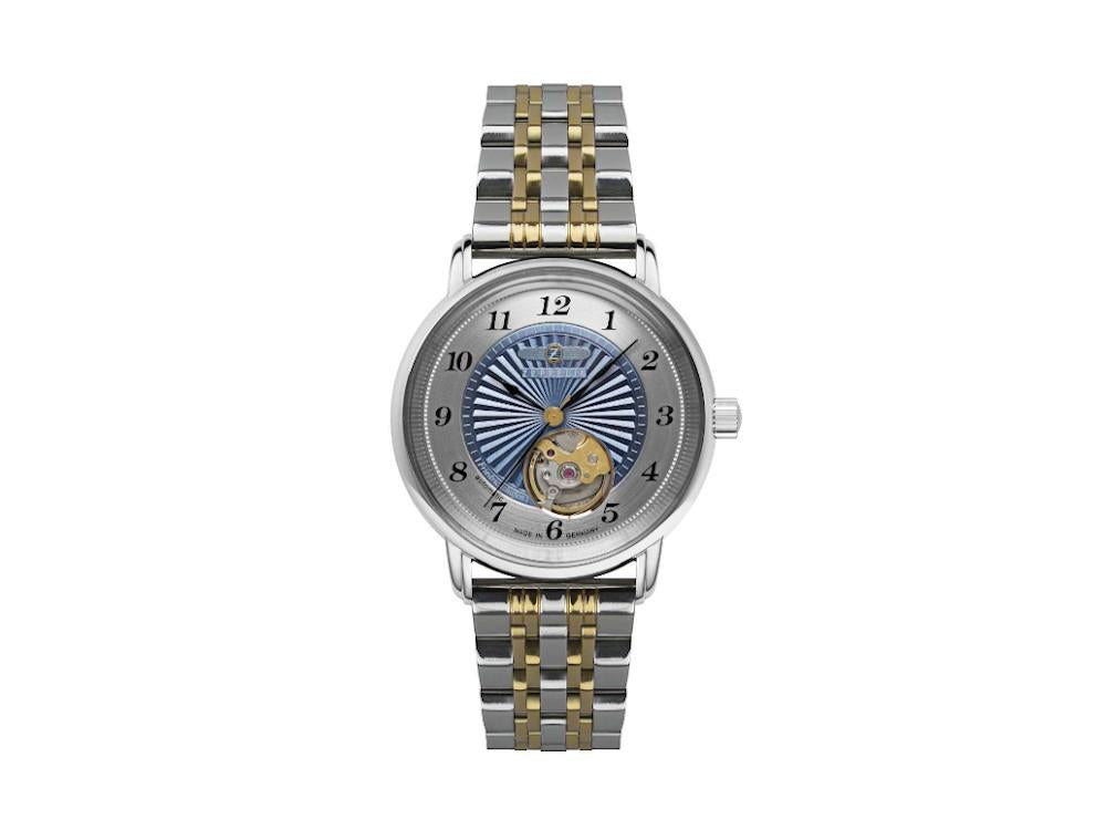 Montre Automatique Zeppelin Friedrichshafen Ladies, Bleu, 36 mm, 8567M-3