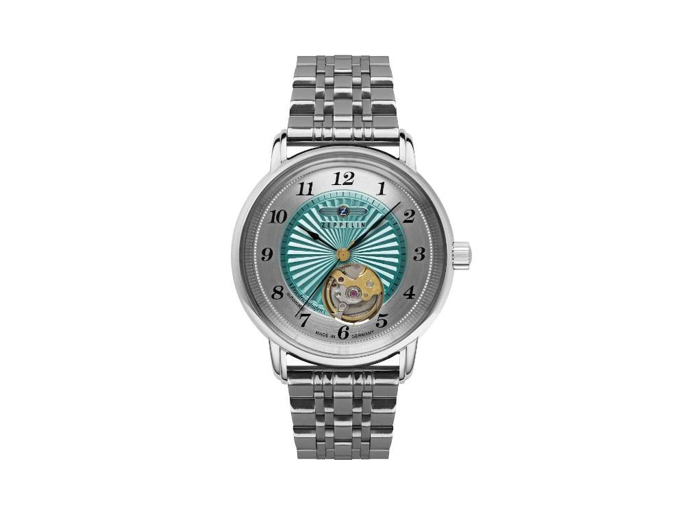 Montre Automatique Zeppelin Friedrichshafen Ladies, Turquoise, 36 mm, 8569M-4