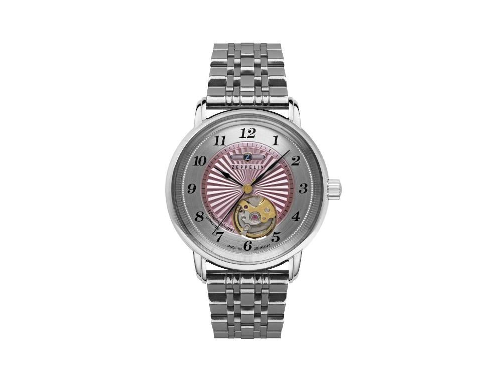 Montre Automatique Zeppelin Friedrichshafen Ladies, Rosa, 36 mm, 8569M-5