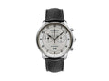 Montre à Quartz Zeppelin Friedrichshafen, Argent, 40 mm, Chronographe, 8584-4