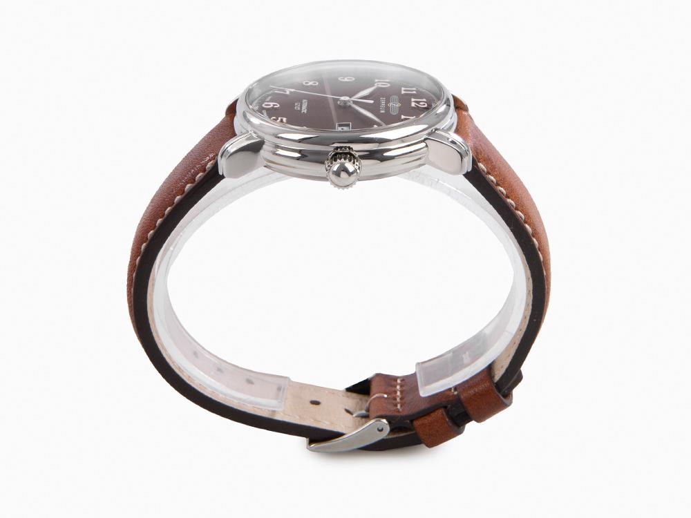 Montre Automatique Zeppelin LZ 127 Graf Zeppelin, Marron, 40 mm, Jour, 8656-3