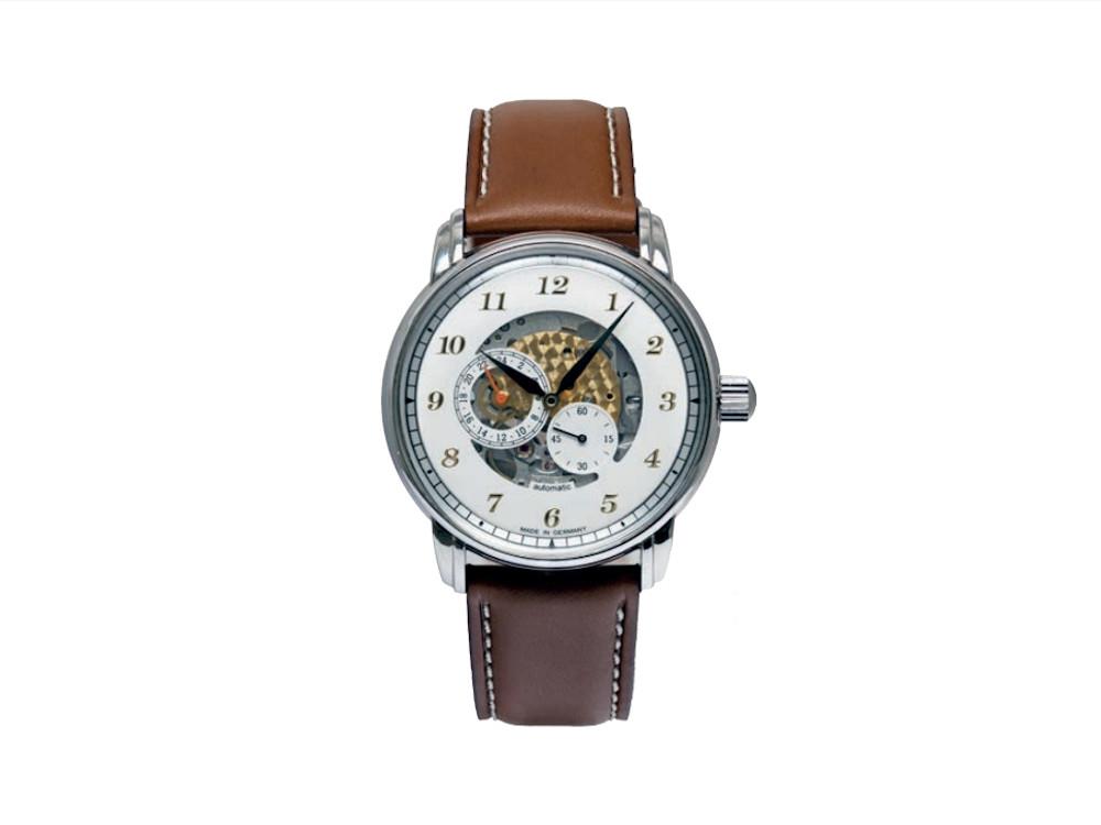 Montre Automatique Zeppelin Captain Line, Blanc, 42 mm, 8658-1
