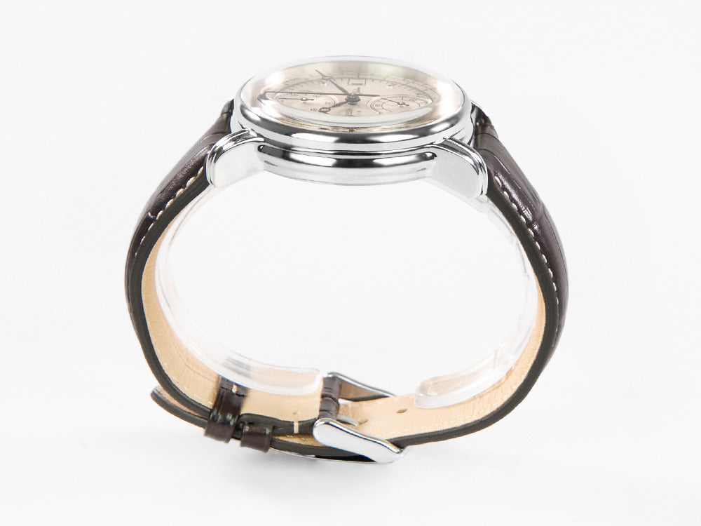 Montre à Quartz Zeppelin 100 Years Zeppelin Ed. 1, Blanc, 42 mm, Jour, 8670-1