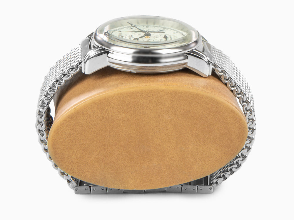 Montre Zeppelin 100 Years Zeppelin Ed. 1, Beige, 42 mm, Jour, Maille, 8680M-3