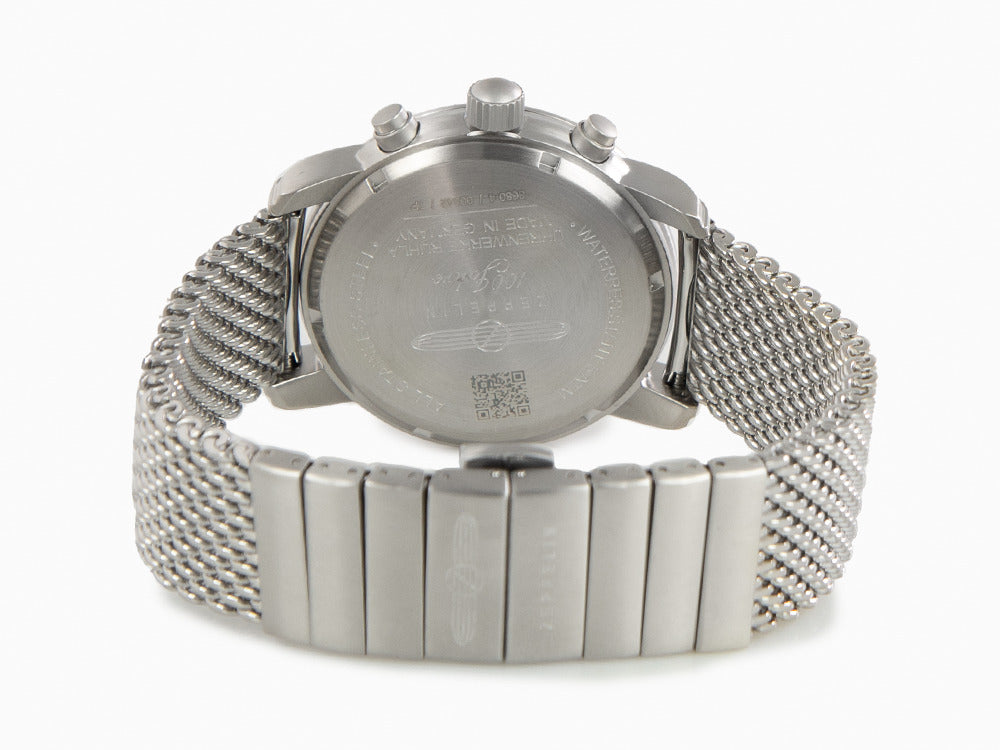 Montre à Quartz Zeppelin 100 Years Zeppelin Ed. 1, Vert, 42 mm, Maille, 8680M-4