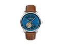 Montre Automatique Zeppelin Méditerranée Open Heart, Bleu, 40 mm, 9666-3