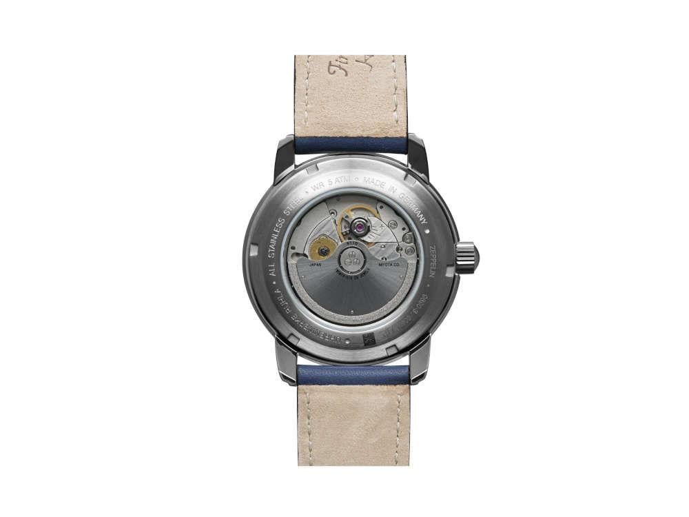 Montre Automatique Zeppelin Méditerranée, Bleu, 42 mm, Jour, 9690-3