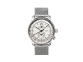 Montre à Quartz Zeppelin 100 Years Zeppelin Ed. 1, Argent, 42 mm, GMT, 7640M-1