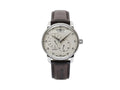 Montre Automatique Zeppelin Captain Line, Beige, 42 mm, Bracelet en cuir, 8662-5