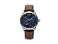 Montre Automatique Zeppelin Captain Line, Bleu, 42 mm, Bracelet en cuir, 8662-3