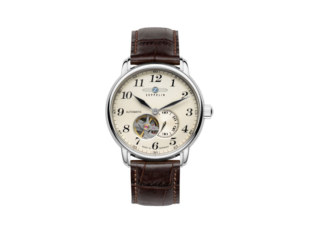 Montre Automatique Zeppelin LZ 127 Graf Zeppelin, Beige, 40 mm, 7666-5