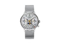 Montre à Quartz Zeppelin LZ 129 Hindenburg Moonphase Lady, Argent, 36mm, 7037M-1