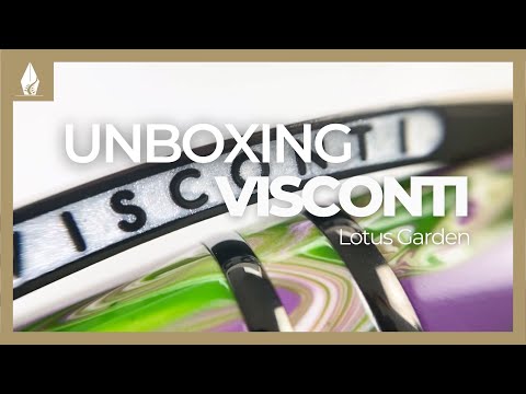 Stylo Plume Visconti HS Lotus Garden, Edition Limitée, KP15-28-FP