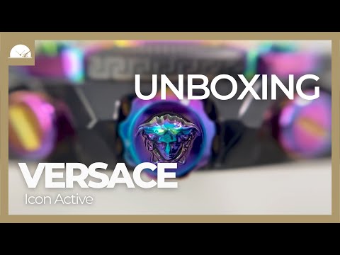 Montre à Quartz Versace Icon Active, Polycarbonate, Noir, 44 mm, VEZ701022