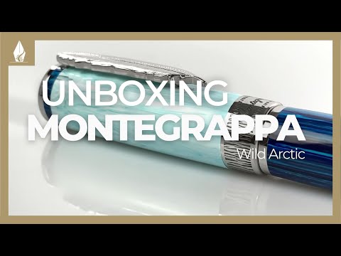 Stylo Plume Montegrappa Wild Arctic, Bleu, Edition Limitée, ISWDR-AA