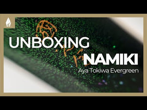 Stylo Plume Namiki Aya Tokiwa Evergreen, Noir, Poudre d'or, AYA-TOKIWA