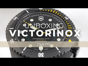 Montre Automatique Victorinox Dive Pro, Titane traité PVD, Noir, 43 mm, V241997
