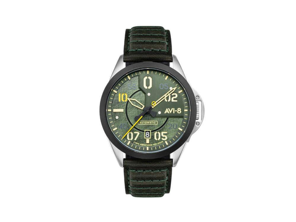Montre Automatique AVI-8 P-51 Mustang Hitchcock Greentree, 43 mm, AV-4086-03