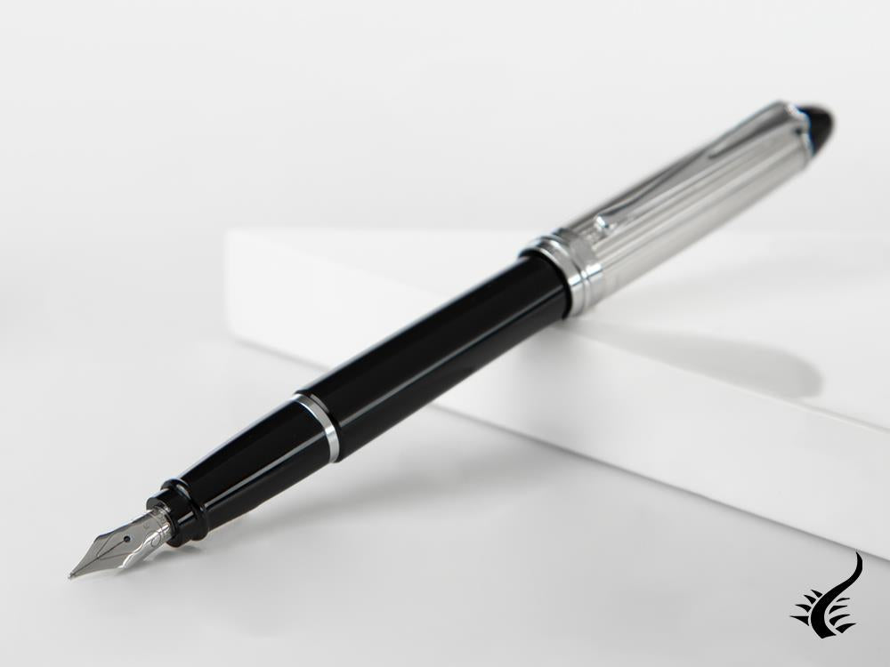Stylo Plume Aurora Ipsilon en Argent 925 et Résine