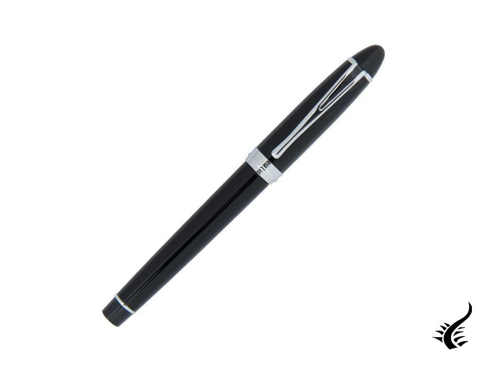 Stylo Roller Aurora Ipsilon De Luxe - Corps en Résine Noire-B72C