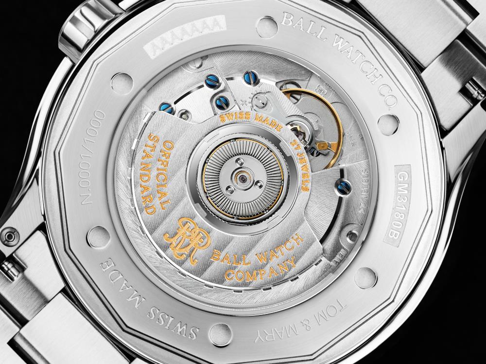 Montre Automatique Ball Roadmaster First Responder LE, Noir, GM3180B-S1-BK