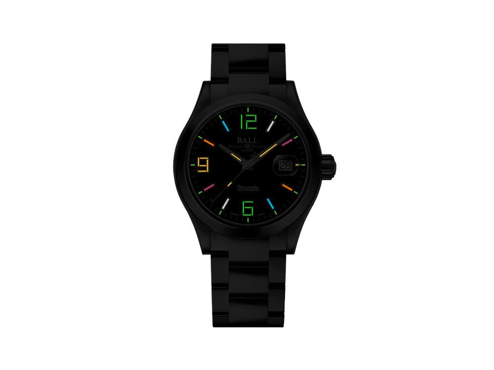 Montre Automatique Ball Engineer M Pioneer II, 40mm, Noir, LE,, NM9032C-S5CJ-BKR