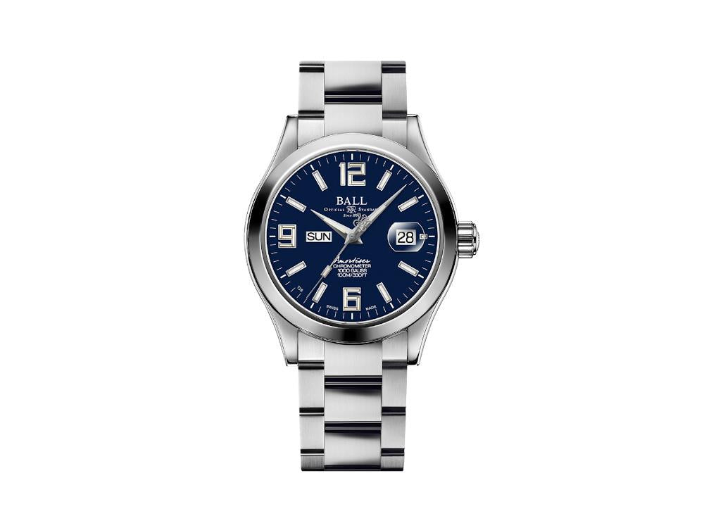 Montre Automatique Ball Engineer III Pioneer II, Bleu, 40mm, LE, NM9036C-S2CJ-BE