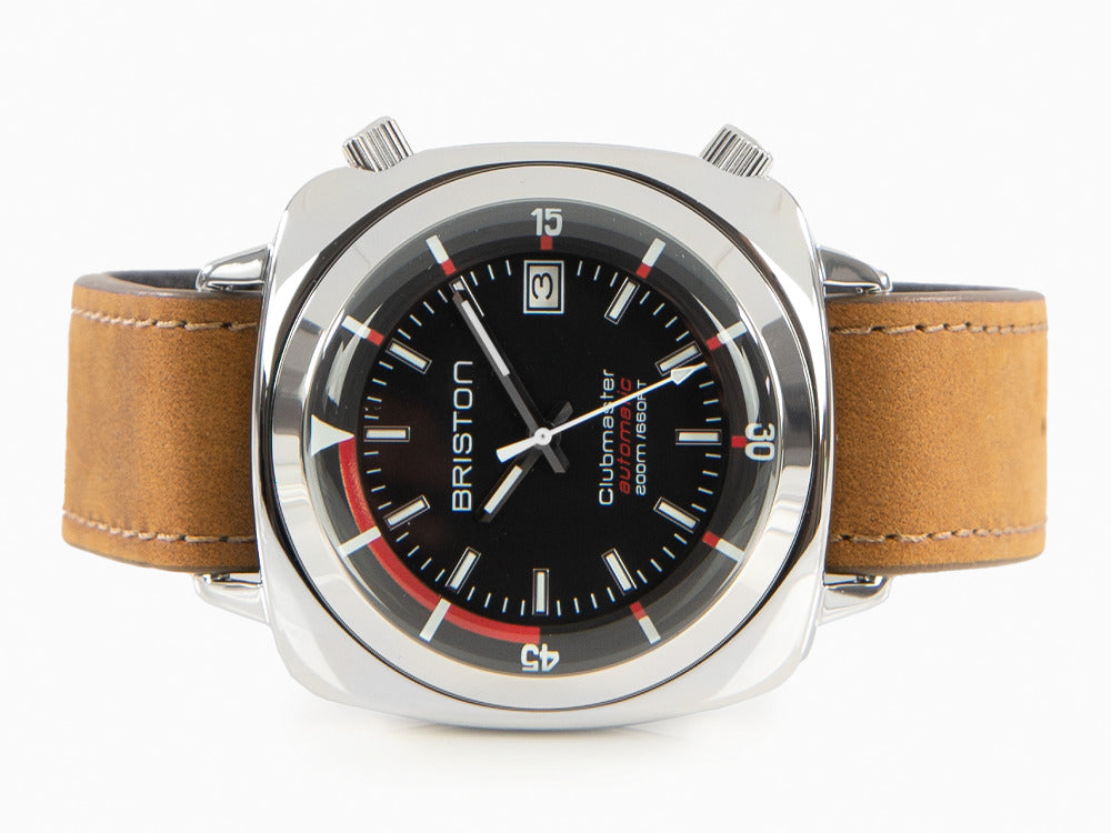 Montre Automatique Briston Clubmaster Diver, Noir, 42 mm, 17642.PS.D.1.LVBR