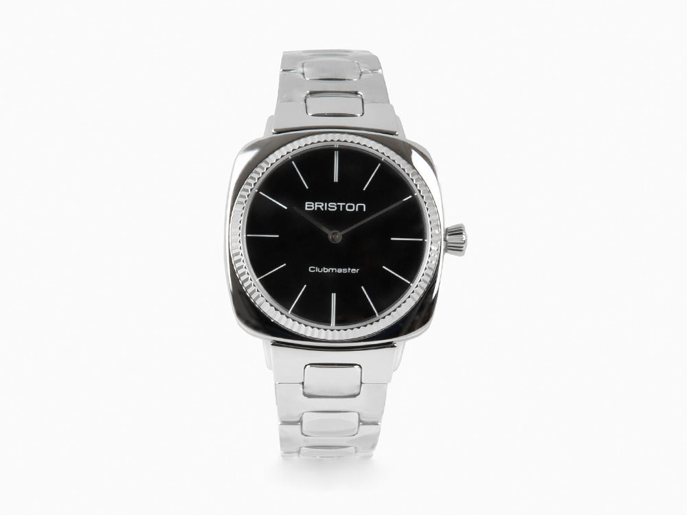 Montre à Quartz Briston Clubmaster Elegant, Noir, 37 mm, 22937.S.E.1.SB
