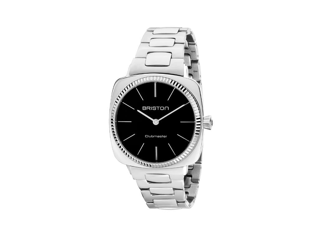Montre à Quartz Briston Clubmaster Elegant, Noir, 37 mm, 22937.S.E.1.SB