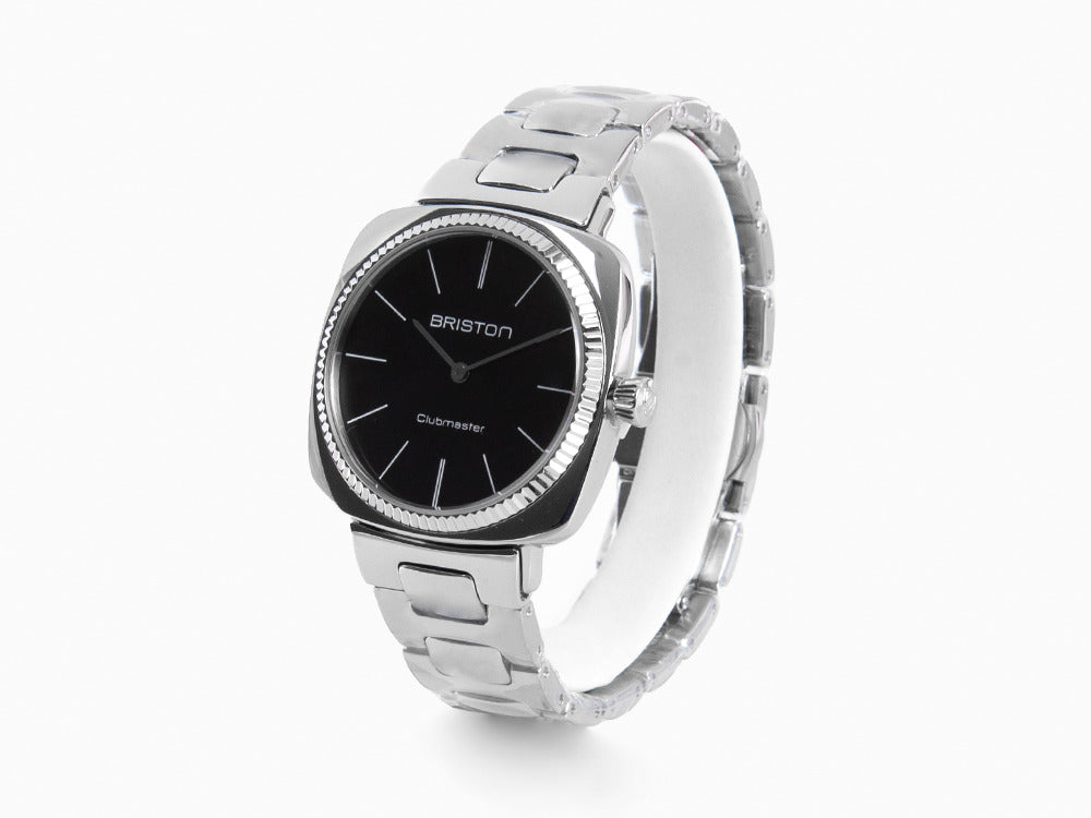 Montre à Quartz Briston Clubmaster Elegant, Noir, 37 mm, 22937.S.E.1.SB