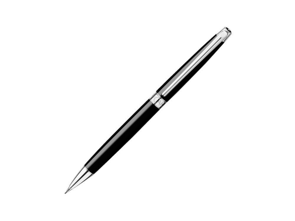 Portemine Caran d´Ache Léman Slim Black Ebony, Noir, Rhodium, 4761.782