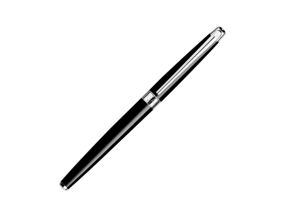 Roller Caran d´Ache Léman Slim Black Ebony, Laque, Rhodium, Noir, 4771.782