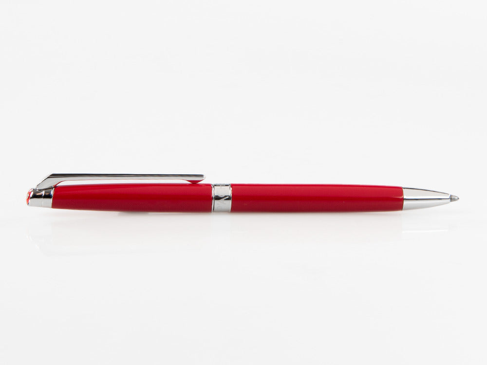 Stylo bille Caran d´Ache Léman Slim Scarlet Red, Laque, Rhodium, Rouge, 4781.770