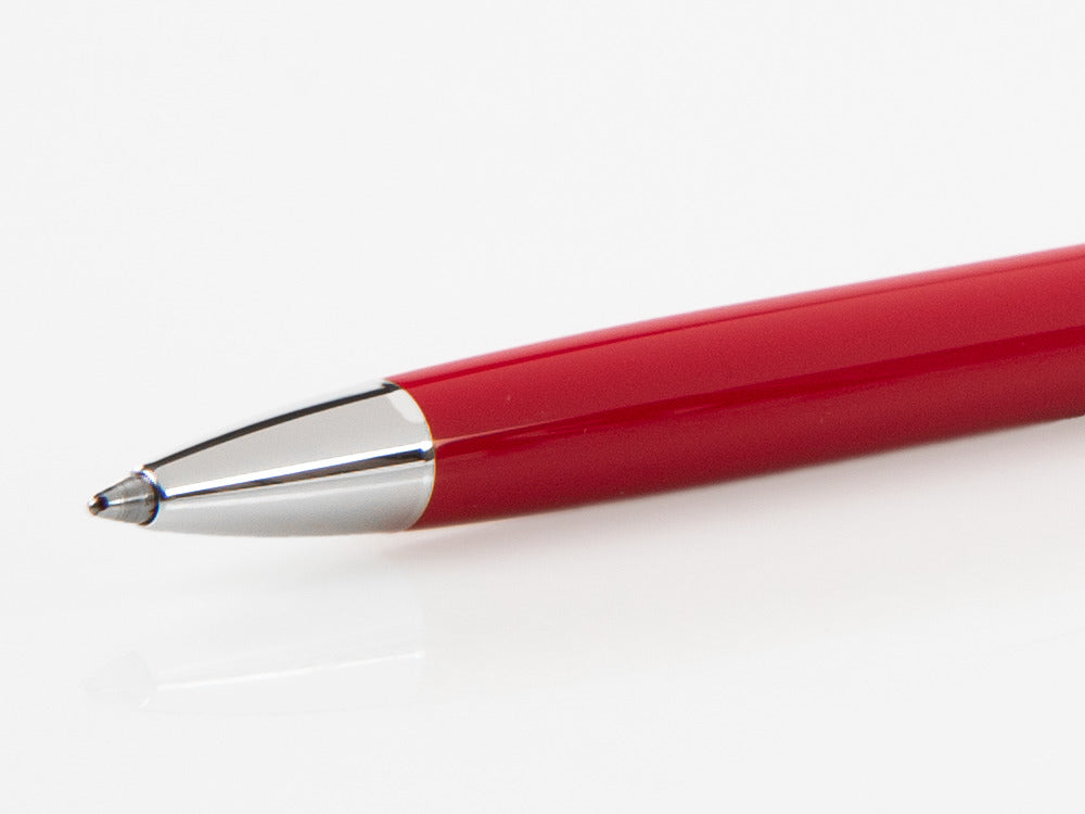 Stylo bille Caran d´Ache Léman Slim Scarlet Red, Laque, Rhodium, Rouge, 4781.770
