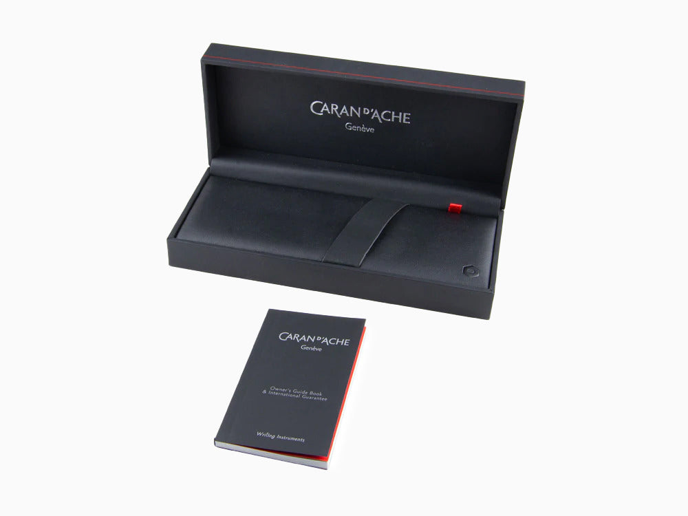 Stylo bille Caran d´Ache Léman Slim Scarlet Red, Laque, Rhodium, Rouge, 4781.770