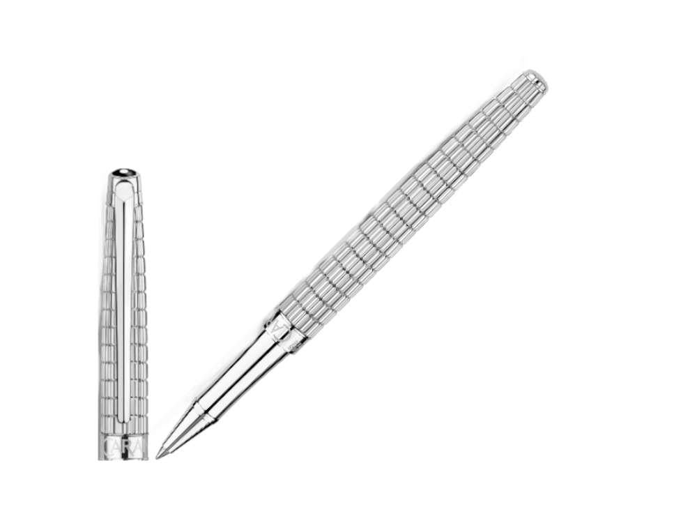Roller Caran d'Ache Léman Slim Lights, Rhodium, Argent, 4771.386