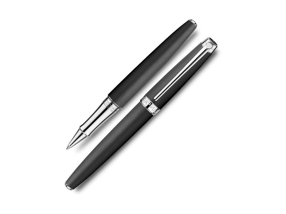Roller Caran d´Ache Léman Black Matt, Laque Mate, Rhodium, C4779.496
