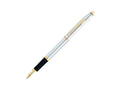 Stylo Plume Cross Century II Medalist, Chrome brossé, Plaqué Or 23K