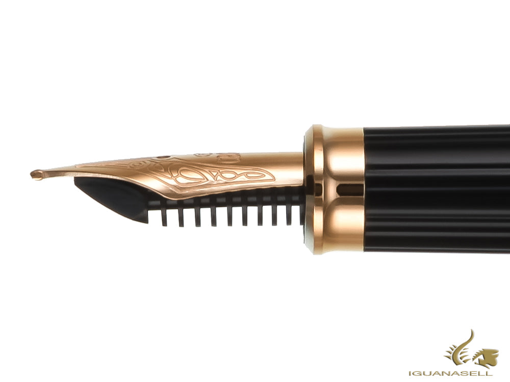 Stylo Plume Cross Century II Medalist, Chrome brossé, Plaqué Or 23K