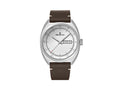 Montre à Quartz Delbana Classic Locarno, Blanc, 41.5 mm, Cuir, 41601.714.6.012