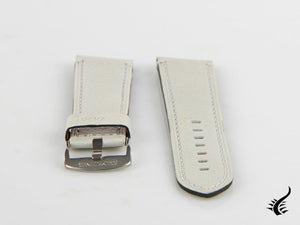 Glycine, Bracelet en cuir, 24mm, Gris, LB5GR-24