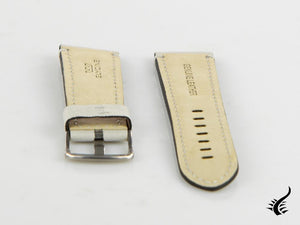 Glycine, Bracelet en cuir, 24mm, Gris, LB5GR-24