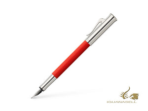 Stylo Plume Graf von Faber-Castell Guilloche India Red, Resine précieuse