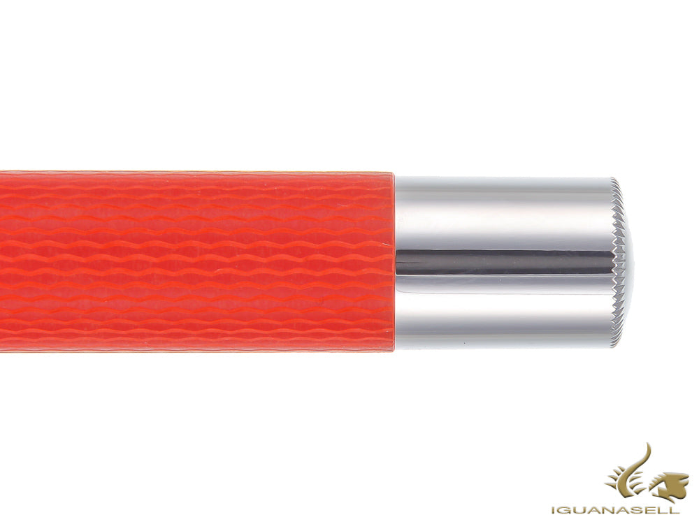 Stylo Plume Graf von Faber-Castell Guilloche India Red, Resine précieuse