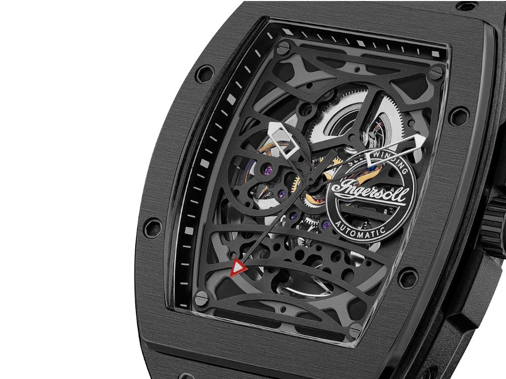 Montre Automatique Ingersoll 1892 The Challenger, 42 mm, Noir, 5 atm, I12307